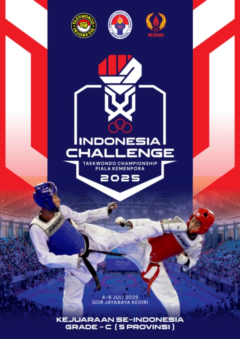 Ajang Pertarungan Prestasi Taekwondo di Tanah Air Taekwondo Indonesia Dojang legendasalatiga